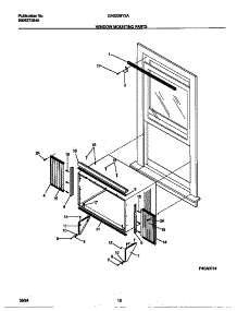 06 - Window Mounting Parts parts for Frigidaire Air Conditioner GAS228Y2A1 from AppliancePartsPros.com
