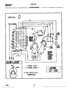 07 - Wiring Diagram parts for Frigidaire Air Conditioner GAS228Y2A1 from AppliancePartsPros.com