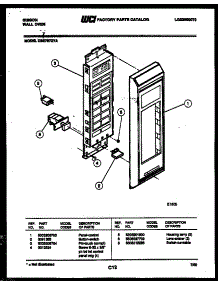 09 - Control Panel parts for Frigidaire Oven OB27S7ZYA from AppliancePartsPros.com