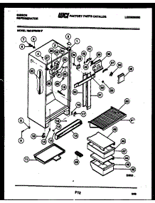 03 - Cabinet Parts parts for Frigidaire Refrigerator RM18F6WS1F from AppliancePartsPros.com