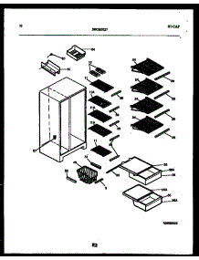 06 - Shelves And Supports parts for Frigidaire Refrigerator RS22F5YX1B from AppliancePartsPros.com