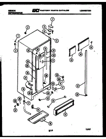 04 - Cabinet Parts parts for Frigidaire Refrigerator RS22F7WU1A from AppliancePartsPros.com