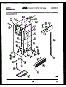 04 - Cabinet Parts parts for Frigidaire Refrigerator RS22F9WS1B from AppliancePartsPros.com