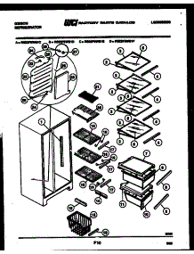 05 - Shelves And Supports parts for Frigidaire Refrigerator RS22F9WS1F from AppliancePartsPros.com