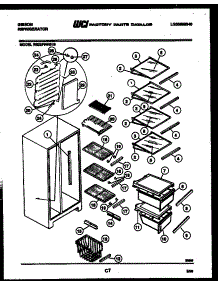 05 - Shelves And Supports parts for Frigidaire Refrigerator RS22F9WS1B from AppliancePartsPros.com