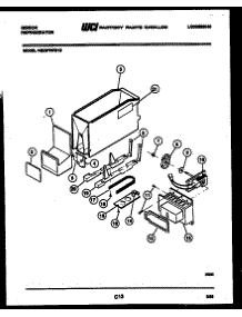 08 - Ice Dispenser parts for Frigidaire Refrigerator RS22F9WS1B from AppliancePartsPros.com