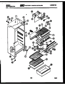 03 - Cabinet Parts parts for Frigidaire Refrigerator RT14F2WS2B from AppliancePartsPros.com