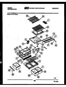 04 - Shelves And Supports parts for Frigidaire Refrigerator RT17F7WX4A from AppliancePartsPros.com