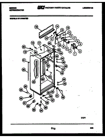 03 - Cabinet Parts parts for Frigidaire Refrigerator RT17F9WT3D from AppliancePartsPros.com