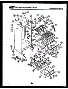 05 - Cabinet Parts parts for Frigidaire Refrigerator RT17F9WT3B from AppliancePartsPros.com