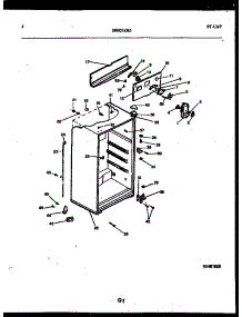 03 - Cabinet Parts parts for Frigidaire Refrigerator RT19F5WX3B from AppliancePartsPros.com
