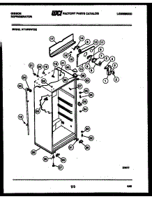 03 - Cabinet Parts parts for Frigidaire Refrigerator RT19F8WT3E from AppliancePartsPros.com