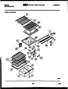 04 - Shelves And Supports parts for Frigidaire Refrigerator RT19F8WT3F from AppliancePartsPros.com