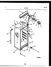 03 - Cabinet Parts parts for Frigidaire Refrigerator RT19F8WX3B from AppliancePartsPros.com