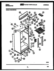 03 - Cabinet Parts parts for Frigidaire Refrigerator RT19F9WT3D from AppliancePartsPros.com