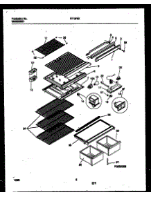 05 - Shelves And Supports parts for Frigidaire Refrigerator RT19F8WX3D from AppliancePartsPros.com