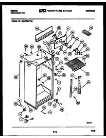 03 - Cabinet Parts parts for Frigidaire Refrigerator RT19F9WT3E from AppliancePartsPros.com