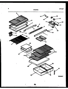 05 - Shelves And Supports parts for Frigidaire Refrigerator RT21F5YX3A from AppliancePartsPros.com