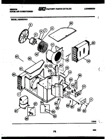 03 - Electrical And Air Handling Parts parts for Frigidaire Air Conditioner AG25E5RVA from AppliancePartsPros.com