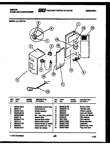 03 - Electrical Parts parts for Frigidaire Air Conditioner AJ11E5TYA from AppliancePartsPros.com