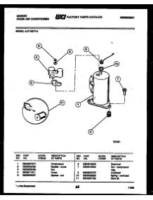 05 - Compressor Parts parts for Frigidaire Air Conditioner AJ11E5TYA from AppliancePartsPros.com