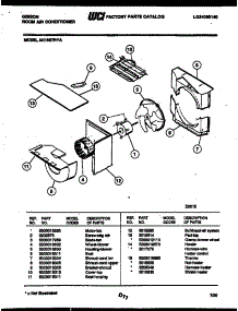 04 - Air Handling Parts parts for Frigidaire Air Conditioner AK18E7RYA from AppliancePartsPros.com