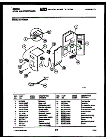 03 - Electrical Parts parts for Frigidaire Air Conditioner AK14C6EZA from AppliancePartsPros.com