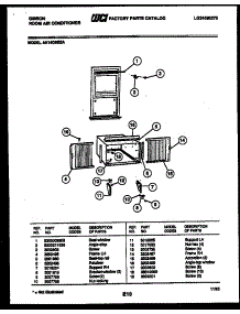 06 - Cabinet And Installation Parts parts for Frigidaire Air Conditioner AK14C6EZA from AppliancePartsPros.com
