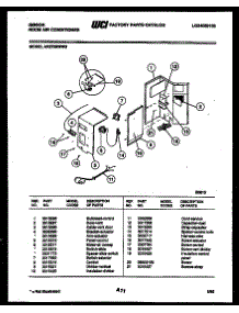 03 - Electrical Parts parts for Frigidaire Air Conditioner AK27E6RWG from AppliancePartsPros.com