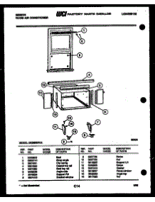 06 - Cabinet And Installation Parts parts for Frigidaire Air Conditioner AK28E6RVA from AppliancePartsPros.com