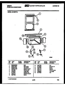 06 - Cabinet And Installation Parts parts for Frigidaire Air Conditioner AK18E7RYA from AppliancePartsPros.com