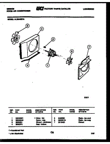 04 - Air Handling Parts parts for Frigidaire Air Conditioner AL05A5EVA from AppliancePartsPros.com