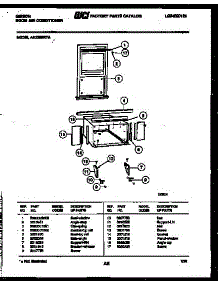 06 - Cabinet And Installation Parts parts for Frigidaire Air Conditioner AK22E5RYA from AppliancePartsPros.com