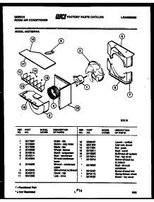 05 - Air Handling Parts parts for Frigidaire Air Conditioner AK27E6RWA from AppliancePartsPros.com