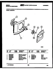 04 - Air Handling Parts parts for Frigidaire Air Conditioner AL05A4EVG from AppliancePartsPros.com