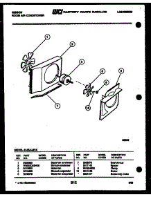 04 - Air Handling Parts parts for Frigidaire Air Conditioner AL05A4EVA from AppliancePartsPros.com