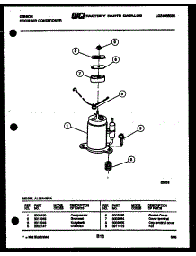 05 - Compressor Parts parts for Frigidaire Air Conditioner AL05A4EVA from AppliancePartsPros.com
