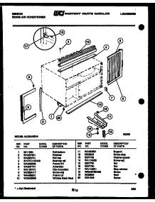 06 - Cabinet And Installation Parts parts for Frigidaire Air Conditioner AL05A4EVA from AppliancePartsPros.com
