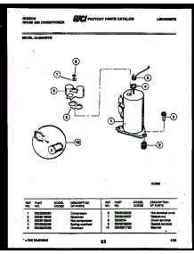 05 - Compressor Parts parts for Frigidaire Air Conditioner AL05A4EVG from AppliancePartsPros.com