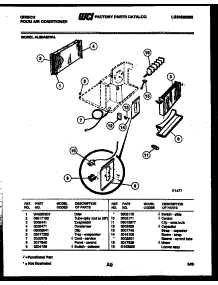 03 - Electrical Parts parts for Frigidaire Air Conditioner AL06A5EWA from AppliancePartsPros.com