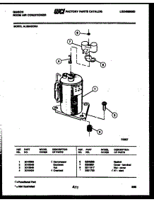 05 - Compressor Parts parts for Frigidaire Air Conditioner AL06A5EWA from AppliancePartsPros.com