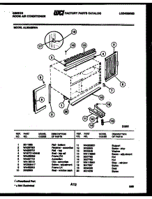 06 - Cabinet And Installation Parts parts for Frigidaire Air Conditioner AL06A5EWA from AppliancePartsPros.com