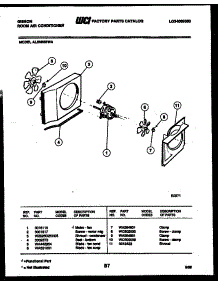 04 - Air Handling Parts parts for Frigidaire Air Conditioner AL08B5EWA from AppliancePartsPros.com