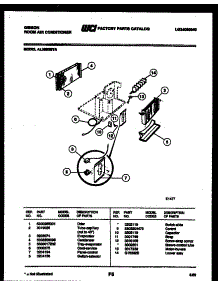 03 - Electrical Parts parts for Frigidaire Air Conditioner AL08B5EYA from AppliancePartsPros.com