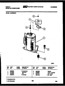 05 - Compressor Parts parts for Frigidaire Air Conditioner AL08B5EWA from AppliancePartsPros.com