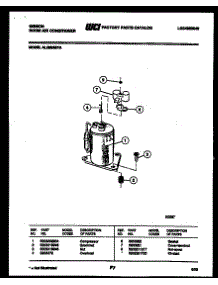 05 - Compressor Parts parts for Frigidaire Air Conditioner AL08B5EYA from AppliancePartsPros.com