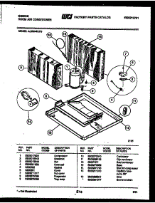 05 - System Parts parts for Frigidaire Air Conditioner AL06A4EYB from AppliancePartsPros.com