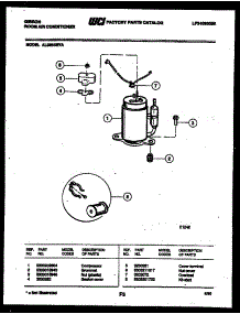 04 - Compressor Parts parts for Frigidaire Air Conditioner AL08B6EYA from AppliancePartsPros.com