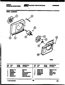 05 - Air Handling Parts parts for Frigidaire Air Conditioner AL08B6EYA from AppliancePartsPros.com