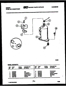 05 - Compressor Parts parts for Frigidaire Air Conditioner AM09C6EVA1 from AppliancePartsPros.com